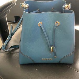 Blue Michael Kors bag